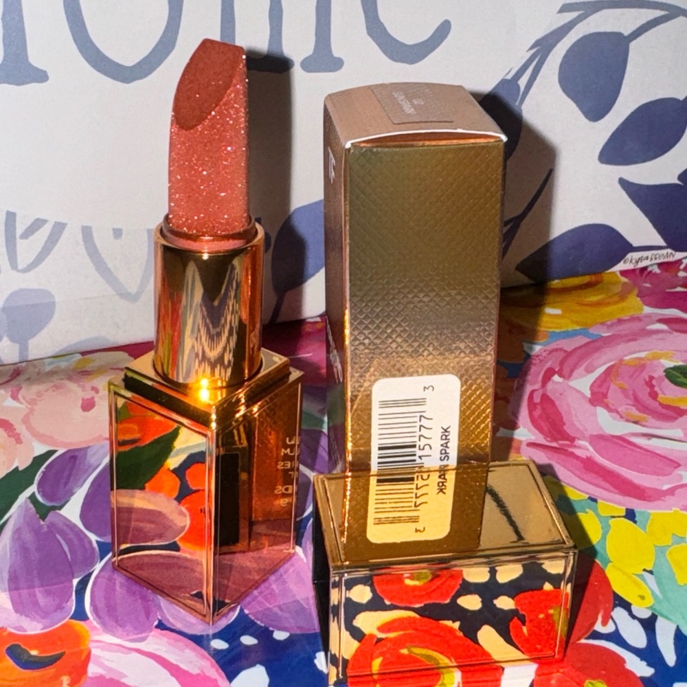 NIB NEW TOM FORD Soleil De Feu Spark Lip Balm Lipstick 02 Sun Spark Full Size - Picture 11 of 16